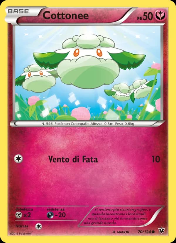 Cottonee card in Italian
