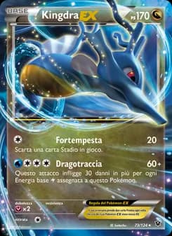 Kingdra EX card in Italian