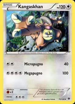 Kangaskhan card in Italian