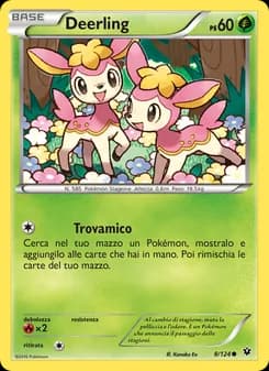 Deerling card in Italian