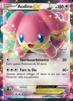 Audino EX card in Italian