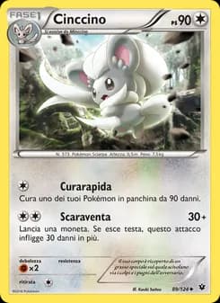 Cinccino card in Italian
