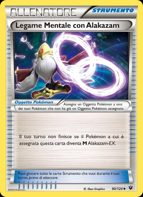 Legame Mentale con Alakazam card in Italian
