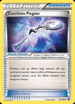 Cucchiaio Piegato card in Italian