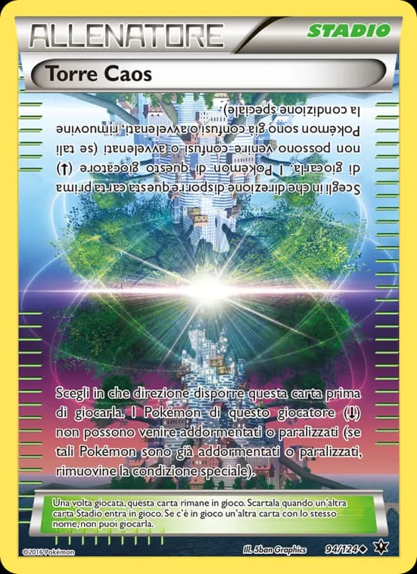 Torre Caos card in Italian