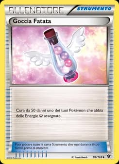 Goccia Fatata card in Italian