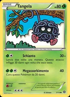 Tangela card in Italian