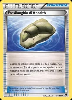 Fossilunghia di Anorith card in Italian