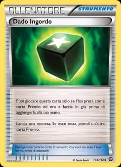 Dado Ingordo card in Italian