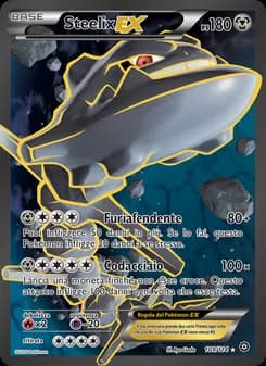 Steelix EX card in Italian