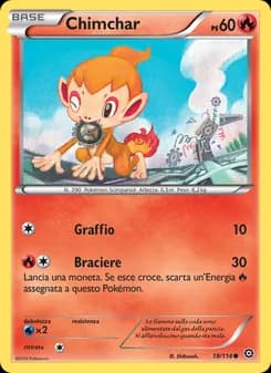 Chimchar card in Italian