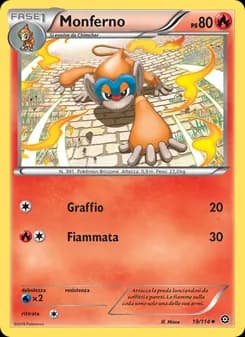 Monferno card in Italian