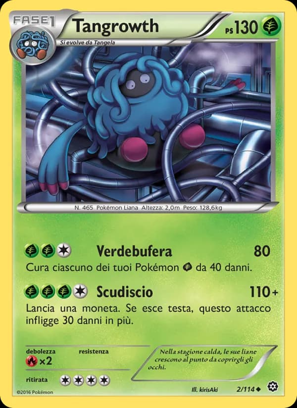 Tangrowth card in Italian