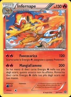 Infernape card in Italian