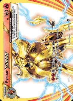 Pyroar TURBO card in Italian