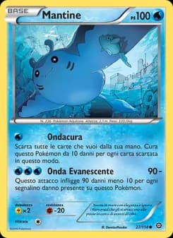 Mantine card in Italian