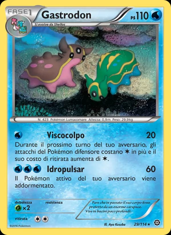 Gastrodon card in Italian