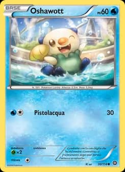 Oshawott card in Italian