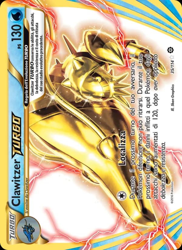 Clawitzer TURBO card in Italian