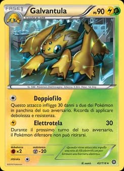Galvantula card in Italian