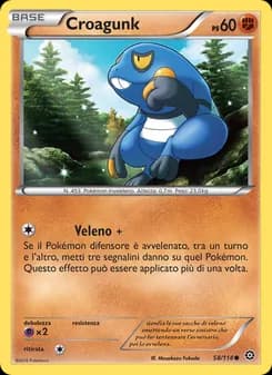 Croagunk card in Italian