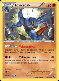 Toxicroak card in Italian