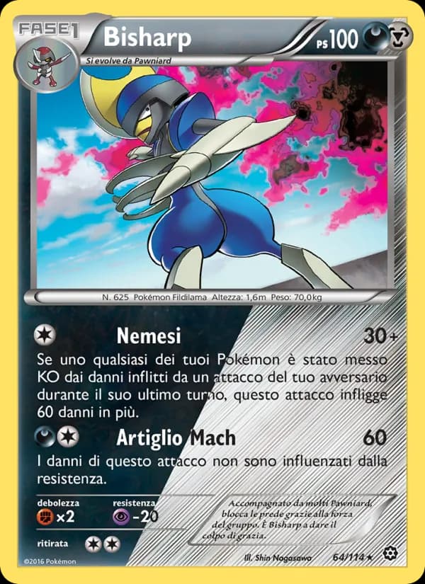 Bisharp card in Italian