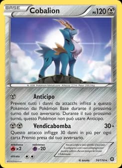 Cobalion card in Italian
