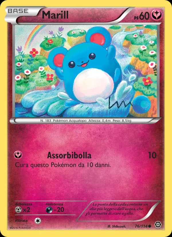 Marill card in Italian