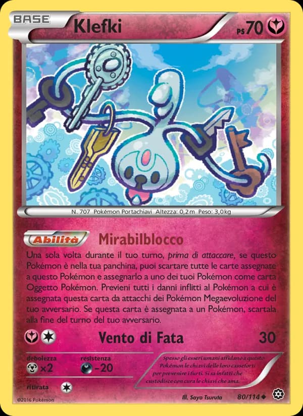 Klefki card in Italian
