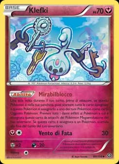 Klefki card in Italian