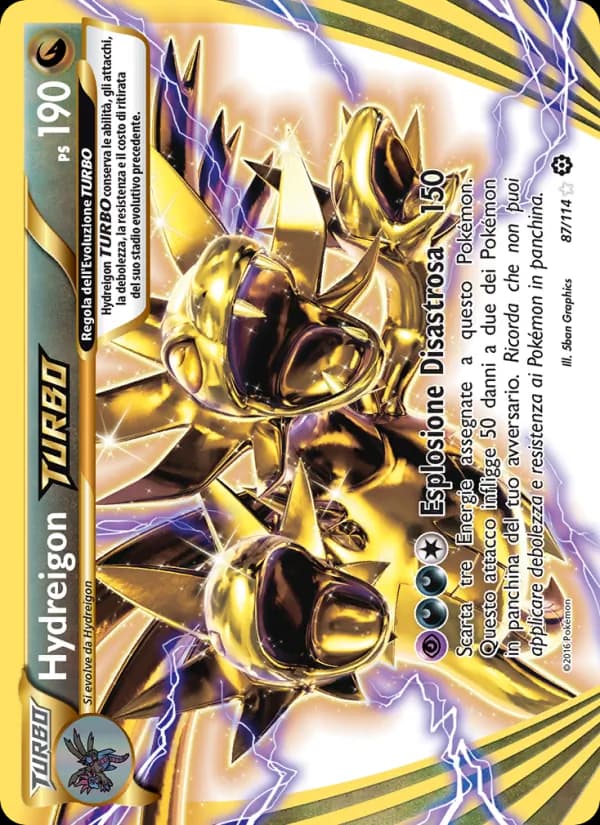 Hydreigon TURBO card in Italian