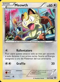 Meowth card in Italian