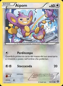 Aipom card in Italian