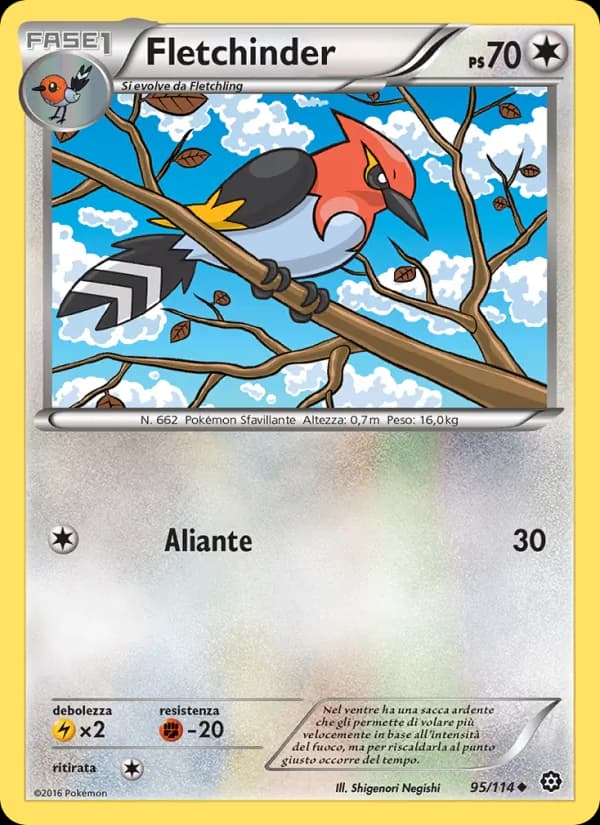 Fletchinder card in Italian