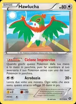 Hawlucha card in Italian