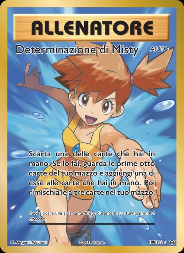 Determinazione di Misty card in Italian