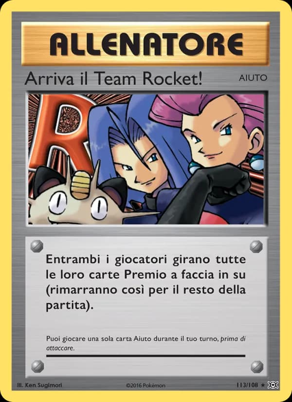 Arriva il Team Rocket! card in Italian