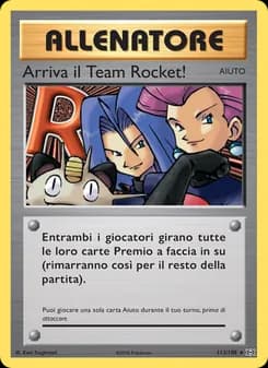 Arriva il Team Rocket! card in Italian