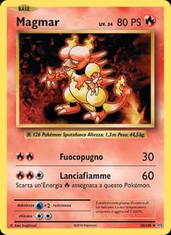 Magmar card in Italian