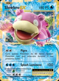 Slowbro EX card in Italian