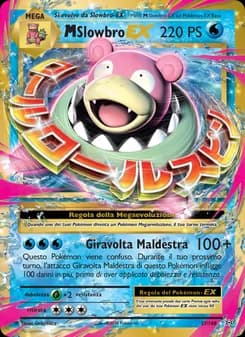 M Slowbro EX card in Italian