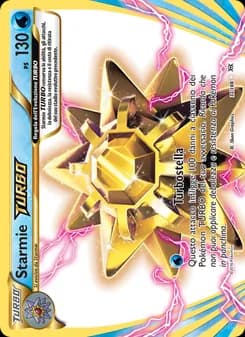 Starmie TURBO card in Italian