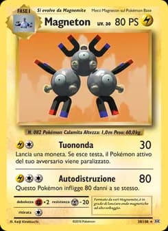 Magneton card in Italian