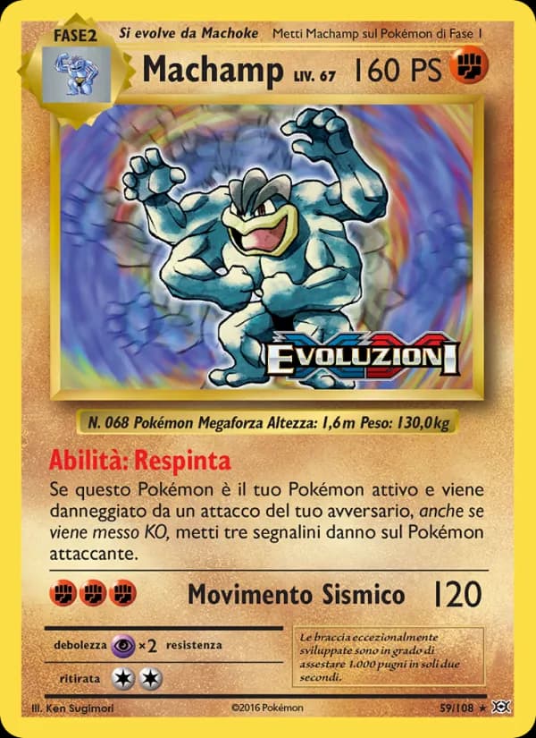 Machamp card in Italian