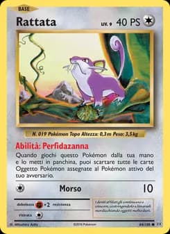 Rattata card in Italian
