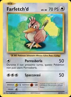 Farfetch'd card in Italian