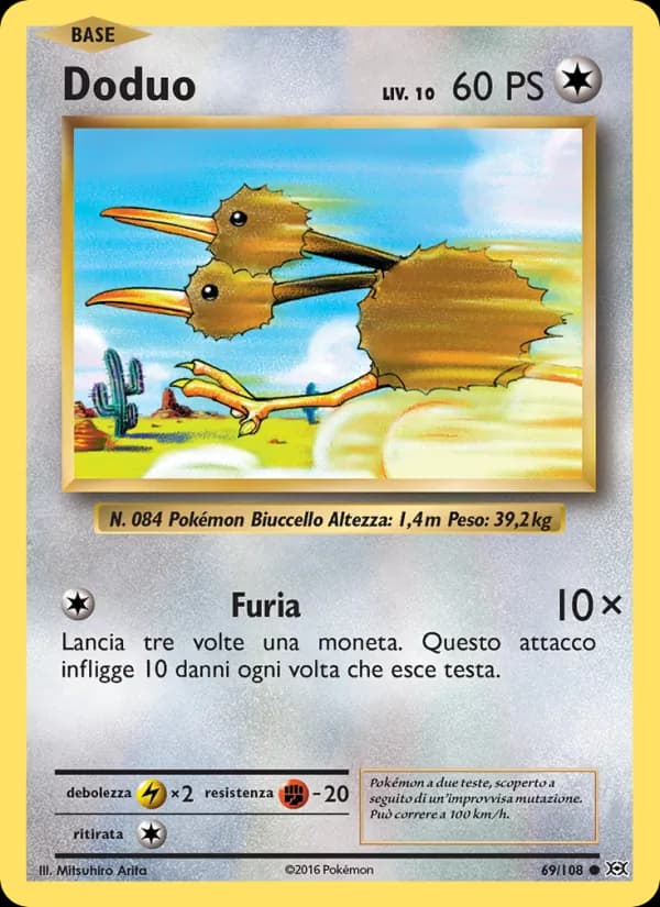 Doduo card in Italian