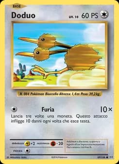 Doduo card in Italian