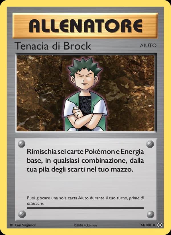 Tenacia di Brock card in Italian